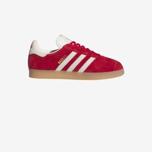 adidas Originals Gazelle - Gold Metallic/Alumina/Better Scarlet